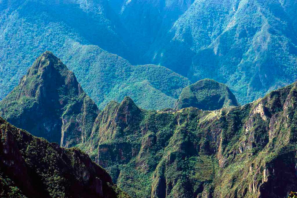 View of Machu Picchu from Llactapata