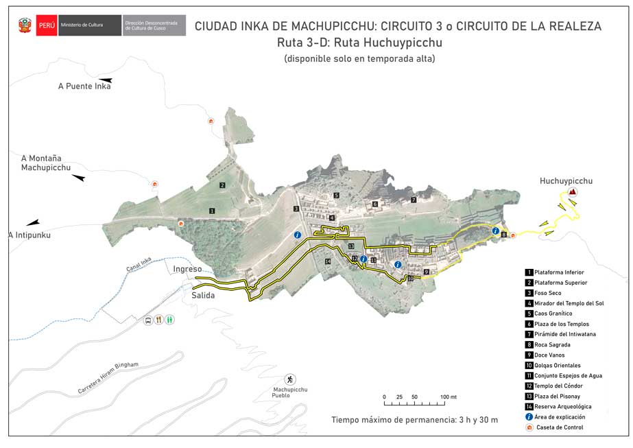 Machu Picchu circuit 3-D: Huchuy Picchu route
