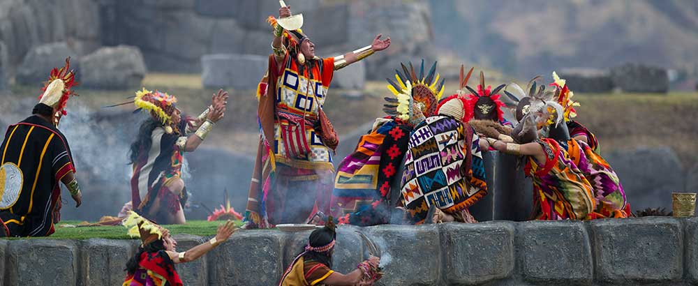Ceremony of Inti Raymi in Saqsayhuaman